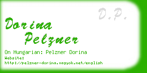 dorina pelzner business card